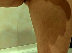 i'm shaving my tight pussy close up, preparing for tonight's penetration