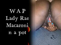 Lady Raex Masturbates Her Wet Shaved Pussy Close-Up