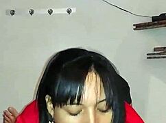 brazilian beauty sucking big cock with mano olinda.