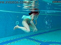 check out the hottest underwater babe lizi vogue swimming 😍