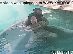 submission session with couple using vibrator and oral sex on helen star