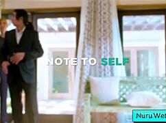 Blonde Masseuse Explains Nuru Massage To Client Lauren Phillips David Lee