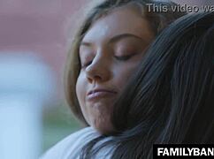 Teen Step Sisters Feel Deep Crush And Tribbing Passion With Elena Koshka And April O'Neil