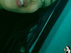 Paty Angel and Igor enjoy intense blowjob from tattooed redhead at motel