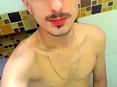 Hot brazilian solo masturbation in the bathroom