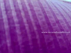 Renatinha Mello pissing in public street with anal action