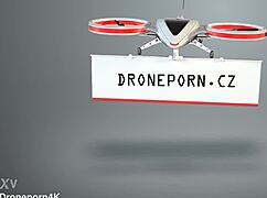 beautiful naked redhead karolinka applying makeup