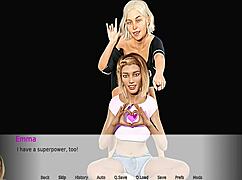 Lesbian Superhero Couple Shares Passionate Kisses In Episode One