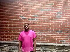 Private strip tease, clothes ripped.