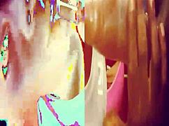 mdr gut reacher makes porn with chocolate pussy and big cock blowjob