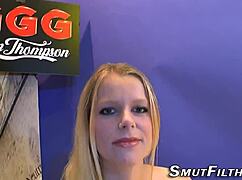 facialized german gets dped in blowbang!