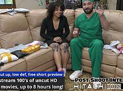 Nicole Luva's Backstage Masturbation with Natural Tits and Tattoo