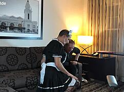 Sissy maid training session