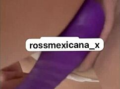 rossmexicana enjoys her dildo so much