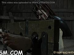 Punished brunette honey in bdsm drawings