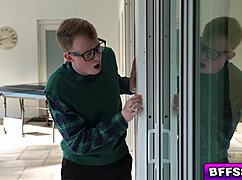 Lucky Jimmy Meets Brunette Babes Addis, Fouche, Molly, and Madison Wilde in Group Session