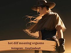 His erotic moans from orgasm make you wet with desire.