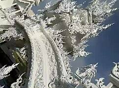 White temple in chiang rai magical travel spot