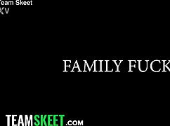 Stepson's boner sparks wild threesome with stepmom and stepaunt