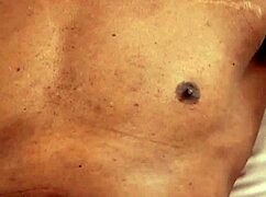 Big muscular bodybuilder shows off monster cock