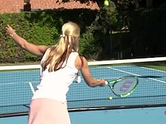 Dirty girl APRIL BROOKS talks MILF SARAH VANDELLA into HOT TABOO SEX outdoors