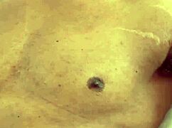 Big muscular bodybuilder shows off monster cock