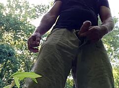 public jerkoff at the park, cum went everywhere, hopefully nobody saw!