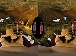 Reality lovers depict 10,000 bc sex in a cave with blowjobs and riding