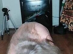 Morning yoga with hot milf!