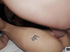 The petite Latina took on a massive cock in a rough domination session, bending over for deep doggystyle pounding.