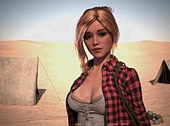 Playing Sandstorm Part 7 With Brunette's Big Tits And Creampie 😏