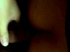 bent over doggystyle with nice ass getting fucked hard