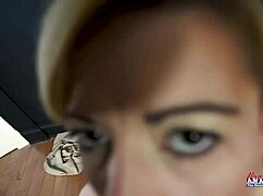 Blonde Hottie Keyton Sucks Cock, Licks Ass, And Gets Wet Pussy Fucked Hard!