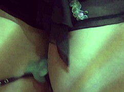 Redheaded babe forces big-breasted lady to eat cakes! BDSM fun with toys.