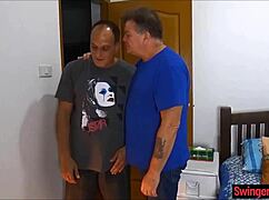 Blindfolded thai wife shines in amateur threesome