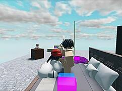 This whore fucked a huge white boy in a roblox collab