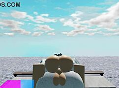 This whore fucked a huge white boy in a roblox collab