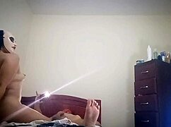 Mother-in-law rides stepson in amateur home sex