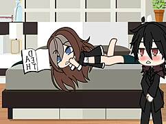 Gacha Stepfather And Stepdaughter Engage In Suggestive Sex Scenes.