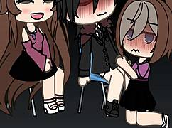 Gacha Stepfather And Stepdaughter Engage In Suggestive Sex Scenes.