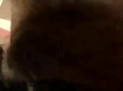 Intense masturbation in the bathroom.