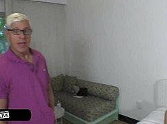 Dean's naughty pledge madison wilde gets double dicked in sorority group creampie fun.