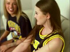 Are Athena Heart and Ashlyn Angel the real college sluts fucking in dorm?