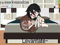 Gacha Stepfather And Stepdaughter Engage In Suggestive Sex Scenes.