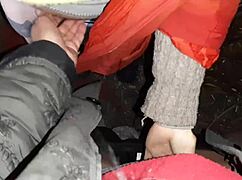 Autumn romantic sex in a hut with lesbian illusion girls.