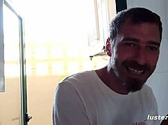 couple in silky 4some jerks off and masturbates homemade