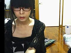 Japanese Shemale Enjoys Private Moments