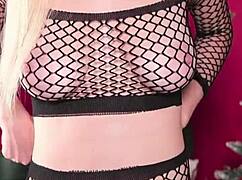 new year's fairy flaunts her big tits