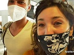 couple in silky 4some jerks off and masturbates homemade