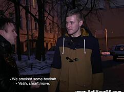 Hot teen Jessica Malone sells her shaved pussy for well-paid orgasm with hardcore blowjob, licking, and cumshot.